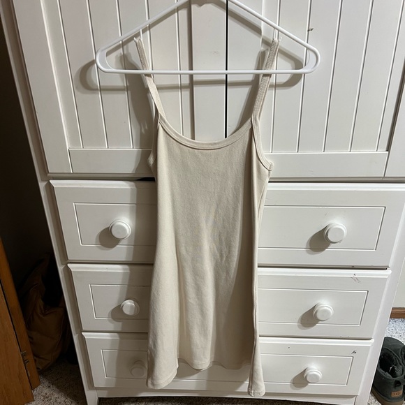 Heavy Rib Spaghetti Mini Dress - Picture 4 of 4